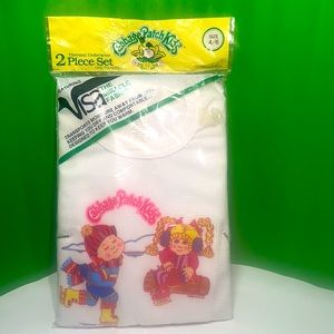 EXTREME RARE ! 1983 New Old Stock! NOS Cabbage Patch Kids Thermal Underwear set!